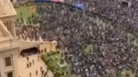 ՏԵՍԱՆՅՈՒԹ. Նախագահը ստիպված է եղել փախչել. Շրի Լանկայում ցուցարարները գրավել են նախագահի նստավայրը