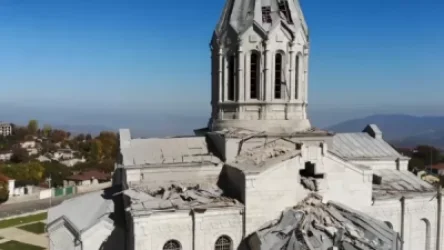 ՏԵՍԱՆՅՈՒԹ. Առանց մեկնաբանության. Սուրբ Ղազանչեցոց եկեղեցին ռմբակոծությունից հետո