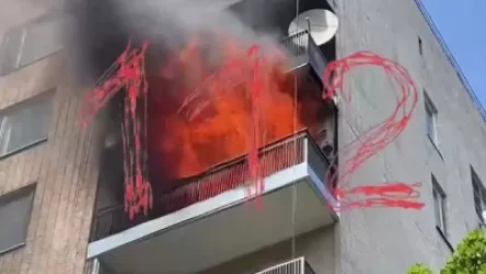 ՏԵՍԱՆՅՈՒԹ․ Ալիևի քրոջ տունը Մոսկվայում այրվել է․ կադրեր են հրապարակվել դեպքի վայրից