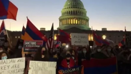 ՏԵՍԱՆՅՈՒԹ. Հայաստանի օրհներգը՝ ԱՄՆ Կոնգրեսի դիմաց