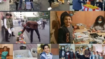 Հանուն հաղթանակի՝ երեխաները ևս միացել են համահայկական շարժմանը և օգնում են բանակին