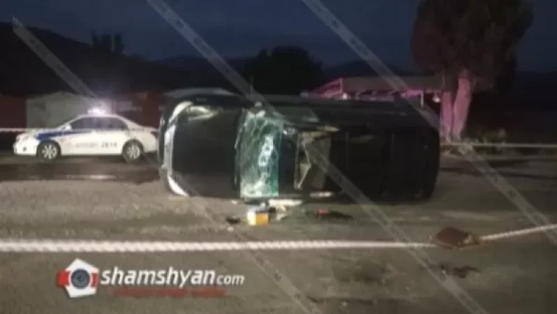 71-ամյա ոչ սթափ վարորդը Ջերմուկում Lexus-ով բախվել է եզրաքարերին և կողաշրջվել