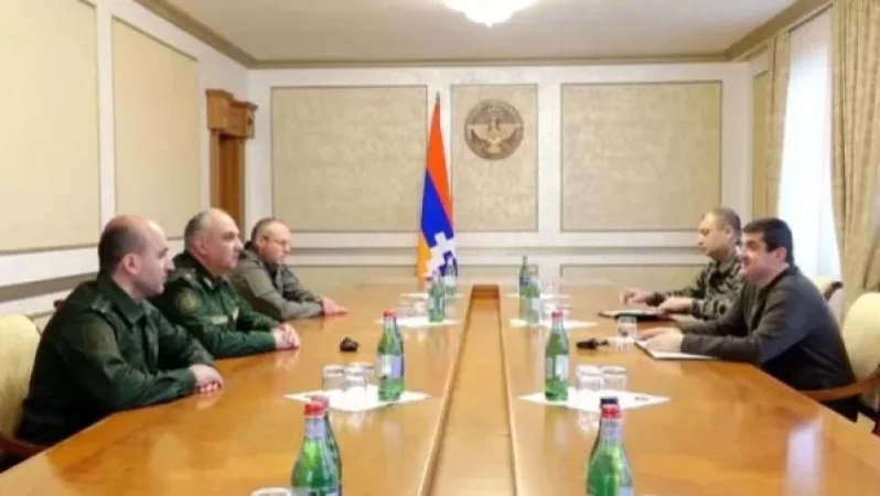 Արցախի նախագահն ընդունել է ՀՀ զինվորական դատախազի գլխավորած պատվիրակությանը