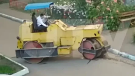 ՏԵՍԱՆՅՈՒԹ․ Բաշկիրիայում երիտասարդը գողացել է ճանապարհային գլանակը` «каток»֊ը, աղջկա հետ զբոսնելու համար