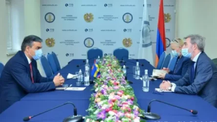 ՀՀ ՄԻՊ Արման Թաթոյանն այսօր ընդունել է Հայաստանում Շվեդիայի Թագավորության արտակարգ և լիազոր դեսպանին