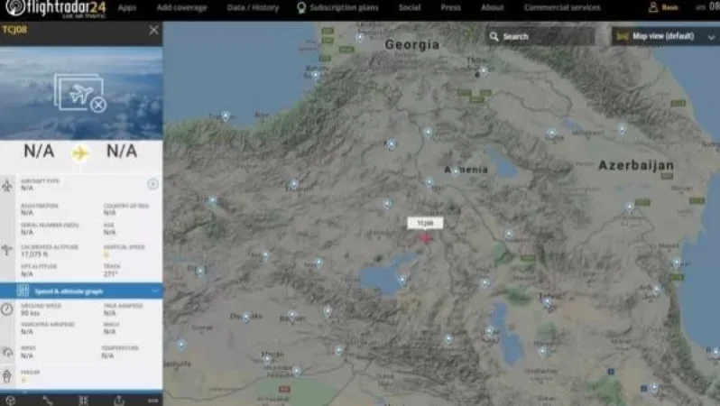 Հայաստանի հետ սահմանին թռիչքներ իրականացնող Bayraktar TB2 ԱԹՍ-ն «ազդանշան տվեց»  կապի կորստի մասին