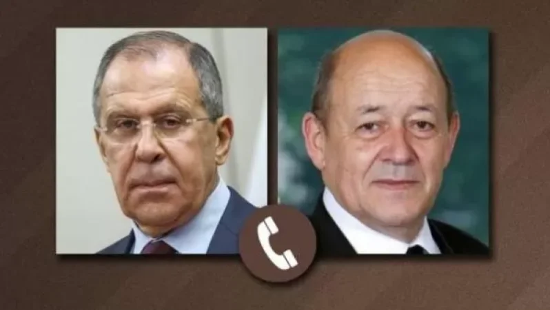 Սերգեյ Լավրովը և Ժան-Իվ Լե Դրիանը քննարկել են իրավիճակը Ղարաբաղում