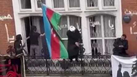 ՏԵՍԱՆՅՈՒԹ. Լոնդոնում կրոնական ակտիվիստները գրավել են Ադրբեջանի դեսպանատունը