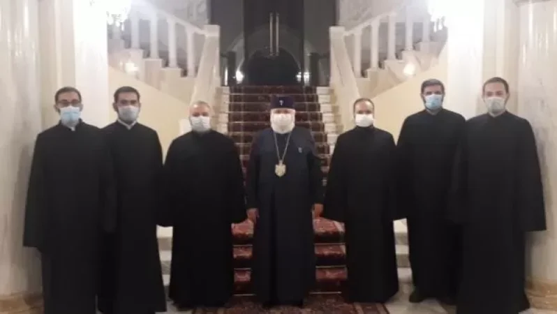 Դադիվանքում սպասավորող միաբանները ստացան Կաթողիկոսի օրհնությունը