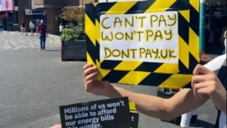Բողոքի ակցիա Մեծ Բրիտանիայում. մարդիկ զանգվածաբար հրաժարվում են վճարել էլեկտրաէներգիայի վճարները