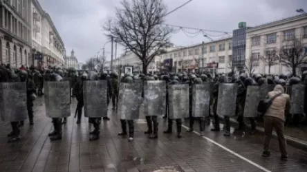 Մինսկի կենտրոնում ոստիկանական ուժեր և հատուկ տեխնիկա է կուտակված