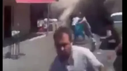 ՏԵՍԱՆՅՈՒԹ. Ինչպես են մարդիկ փախչում Սուրմալու առևտրի կենտրոնից