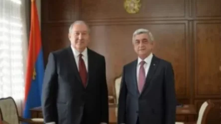 Նախագահ Արմեն Սարգսյանը հանդիպել Հայաստանի երրորդ նախագահ Սերժ Սարգսյանի հետ