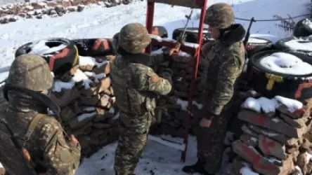 Մարտական դիրքերում իրականացվել է հերթապահություն կրող անձնակազմի հերթափոխ