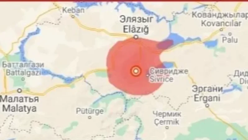 5.5 Magnitude Earthquake Strikes Eastern Turkey