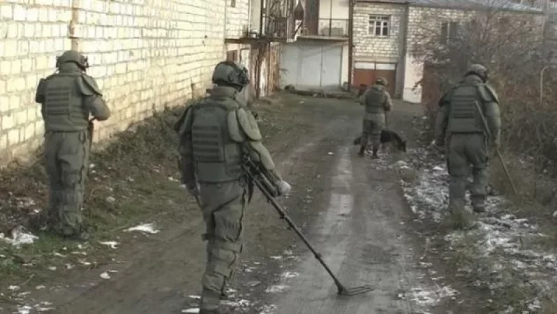 Ռուս խաղաղապահներն ականազերծել են Ստեփանակերտի հարավային հատվածը