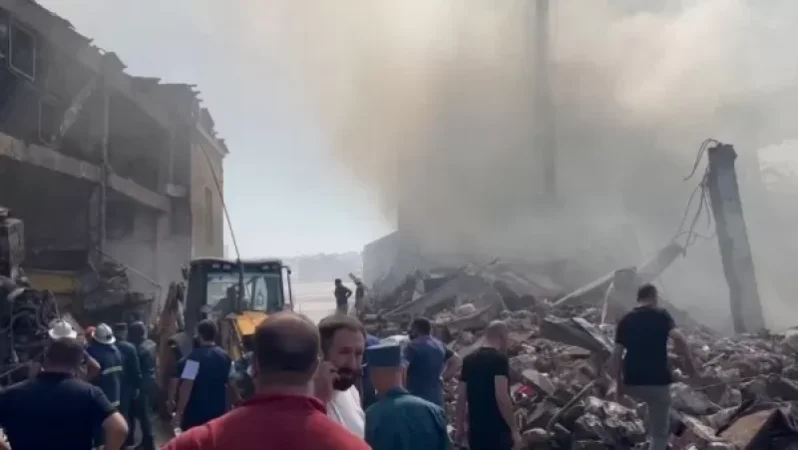 VIDEO: What is happening at the explosion site