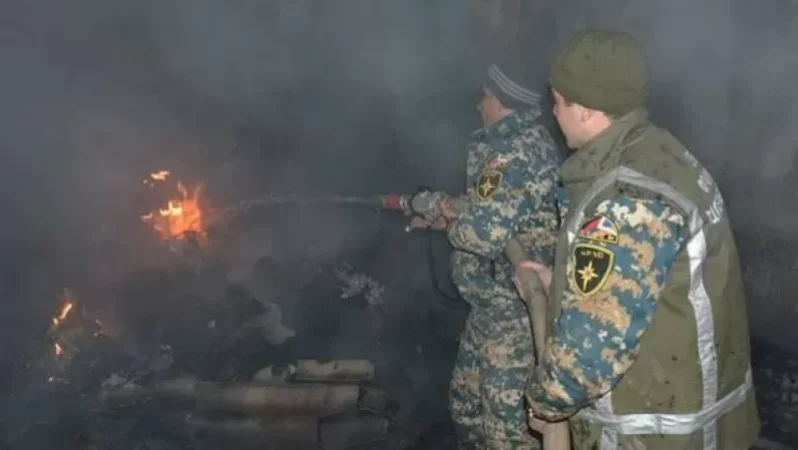 Հրդեհ՝ Ասկերանի թռչնաբուծական ֆաբրիկայում