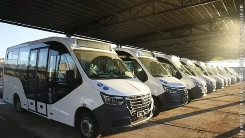 ԼՈՒՍԱՆԿԱՐՆԵՐ. Երևանի փողոցներում մինչև հունվարի վերջ կհայտնվի 30 նոր միկրոավտոբուս