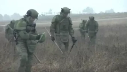 ՏԵՍԱՆՅՈՒԹ. Ռուս խաղաղապահները ականազերծում են Ստեփանակերտի օդանավակայանի տարածքը