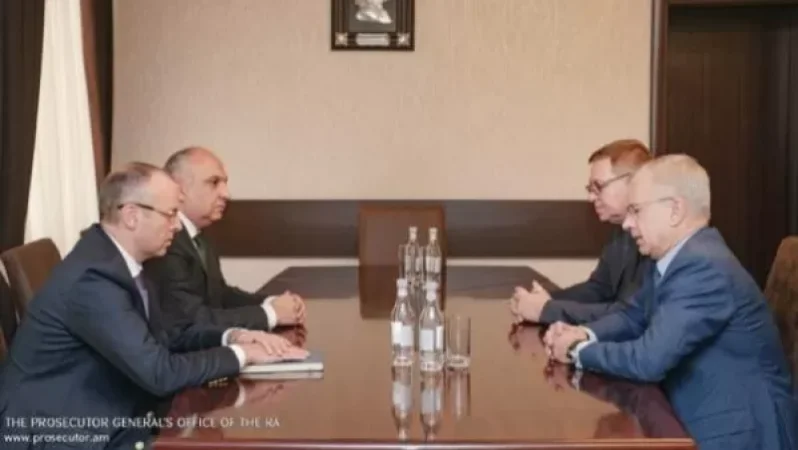 ՀՀ զինվորական դատախազը հանդիպում է ունեցել ՌԴ հարավային ռազմական օկրուգի  զինվորական դատախազի և քննչական վարչության ղեկավարի հետ