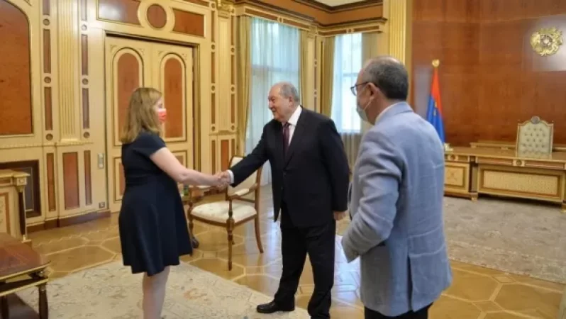 ՀՀ նախագահի հանդիպումը ` Եվրոպական խորհրդարանի պատգամավորի հետ