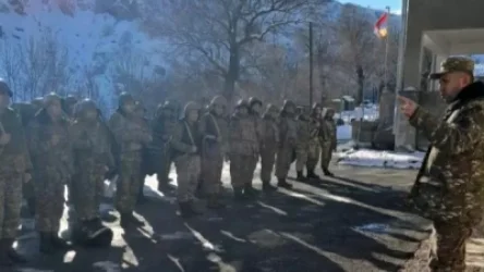 Հերթափոխի մեկնող զինծառայողների հետ անցկացվել է շարային ստուգատես. ՊՆ