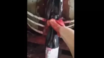 ՏԵՍԱՆՅՈՒԹ. Անկուշտ ադրբեջանցիները՝ հայկական գինու մառանում