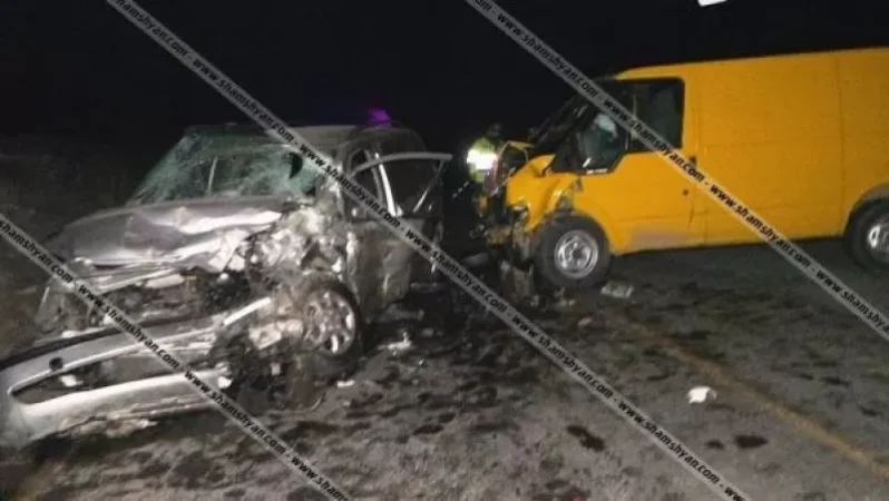 Ավտովթար Արագածոտնի մարզում. ճակատ-ճակատի բախվել են Ford Transit-ն ու Opel-ը. կա 4 վիրավոր