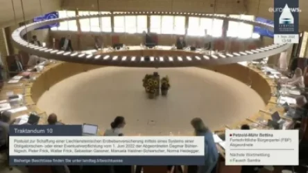 ՏԵՍԱՆՅՈՒԹ. Երկրաշարժն ընդհատել է Լիխտեյնշտեյնի խորհրդարանի՝ երկրաշարժերի հարցով նիստը