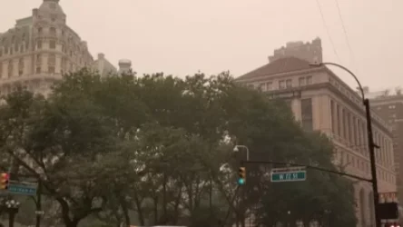 Շագանակագույն մշուշ` ԱՄՆ–ի և Կանադայի մի շարք քաղաքներում
