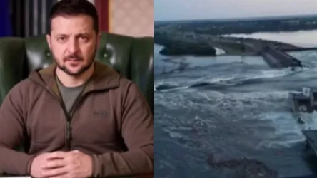 Ուկրաինան ապացույցներ չունի, որ Ռուսաստանն է պայթեցրել է Կախովկայի ՀԷԿ-ը. Զելենսկի