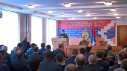 Արայիկ Հարությունյանն Արցախի ՆԳ նախարարության անձնակազմին է ներկայացրել նախարար Կարեն Սարգսյանին