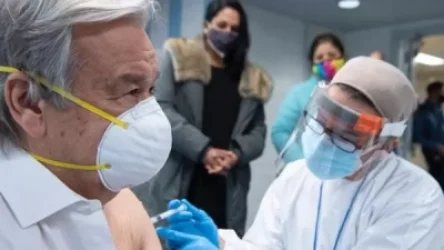 ՄԱԿ-ի գլխավոր քարտուղարը պատվաստվել է COVID-19-ի դեմ