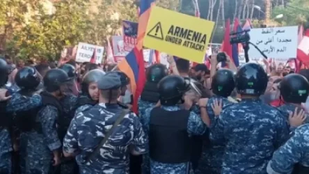 ՏԵՍԱՆՅՈՒԹ. Նոր կադրեր՝ Բեյրութում լիբանանահայերի բազմամարդ բողոքի ակցիայից