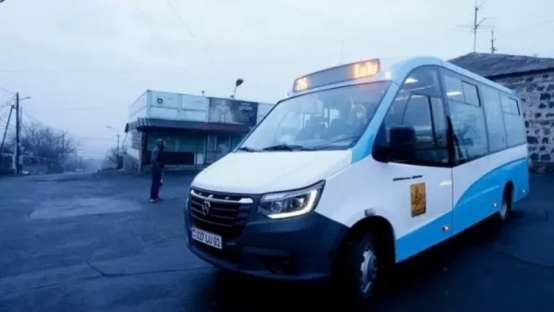 Այսօր երթուղի է դուրս եկել Երևան ներկրված նոր միկրոավտոբուսներից մեկը