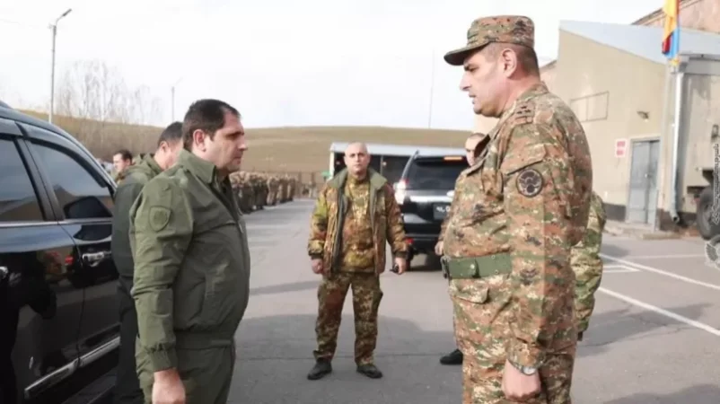 Photos: Papikyan Urges Soldiers to Strictly Adhere to Safety Regulations