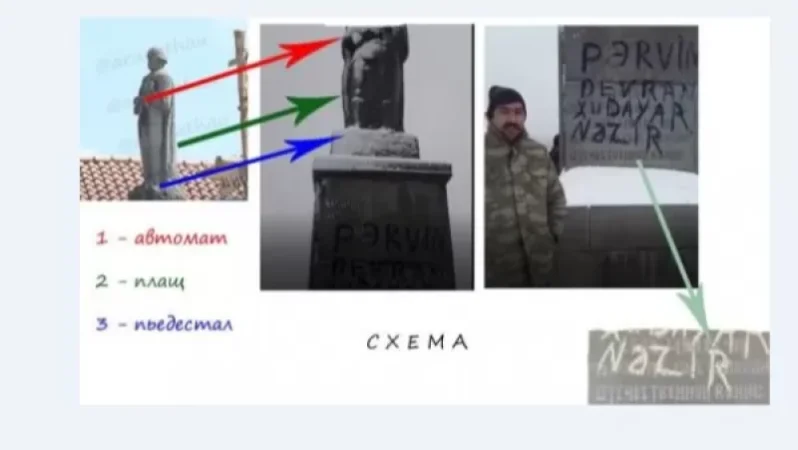 Ադրբեջանցիներն Արցախում հերթական հուշարձանն են պղծել