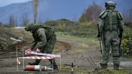 Ռուս խաղաղապահներն Արցախի Մարտունու շրջանը մաքրել են չպայթած զինամթերքից