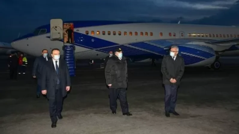 What Aircraft Did Armen Sarkissian Return to Yerevan On?