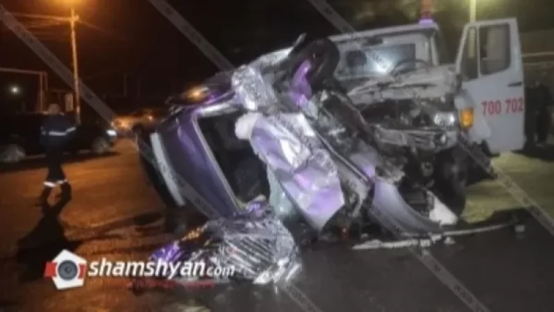 Մահվան ելքով ավտովթար Երևանում. կա մեկ զոհ, երկու վիրավոր
