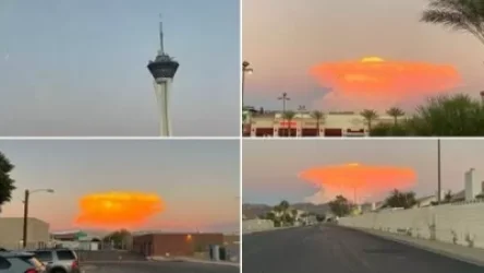 ԼՈՒՍԱՆԿԱՐՆԵՐ. «Միջուկային ռումբի փորձարկում է». Լաս Վեգասի բնակիչներին խուճապի մեջ է գցել սնկի տեսքով ամպը