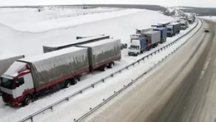 Լարսը ձնաբքի պատճառով փակ է բոլոր տեսակի տրանսպորտային միջոցների համար