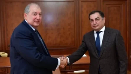Նախագահ Արմեն Սարգսյանը հանդիպել է Վահրամ Բաղդասարյանի հետ