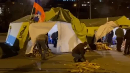 Բաղրամյան պողոտայում տեղադրվեց առաջին վրանը այն մարդկանց համար, ովքեր բացարձակապես ոչ մի կապ չունեն որեւէ քաղաքական կուսակցությունների հետ