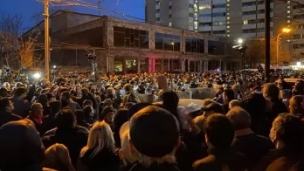 ՏԵՍԱՆՅՈՒԹ. Վահաններով ոստիկաններ՝ Դեմիրճյանում