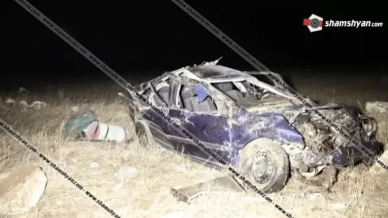 Ողբերգական ավտովթար Արագածոտնի մարզում. 4 անչափահասներ են մահացել, մեկի վիճակն էլ ծայրահեղ ծանր է