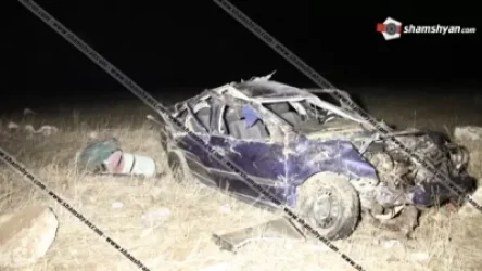 Ողբերգական ավտովթար Արագածոտնի մարզում. 4 անչափահասներ են մահացել, մեկի վիճակն էլ ծայրահեղ ծանր է