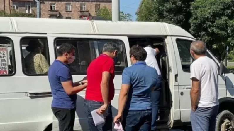 Շարունակվում են վերահսկողական աշխատանքները հանրային տրանսպորտում