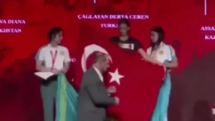 ՏԵՍԱՆՅՈՒԹ․ Ինչպես են ղազախուհիներն ու թրքուհին «կռվում» դրոշի տեղի համար